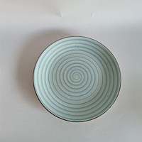 Service de table en céramique classique de 18 pièces, compatible micro-ondes et lave-vaisselle, couleurs peintes à la main, comprend un kit de tasses