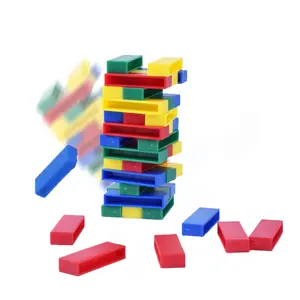 Giochi di società blocchi impilabili tumbling tower giochi da tavolo blocchi di plastica giocattoli per bambini