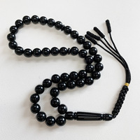 Tasbih Doa Islam Subha 45 Butir Resin Akrilik Perhiasan Keagamaan Spiritual Muslim dengan Rumbai untuk Unisex
