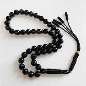 Rosario Islámico, <span class=keywords><strong>Tasbih</strong></span>, Subha, 45 Cuentas, Resina Acrílica, Joyería Religiosa Musulmana con Borla para Unisex - Product Image 1