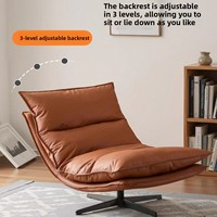 Fauteuil inclinable moderne en fer, pliable et multifonctionnel, pour la sieste, idéal pour petits salons, chambres et balcons