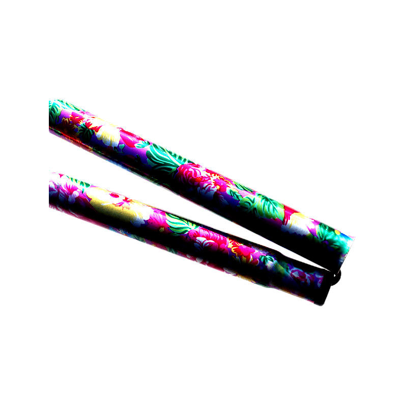 ดอกไม้สีฟ้าด้ามจับสี่เหลี่ยม