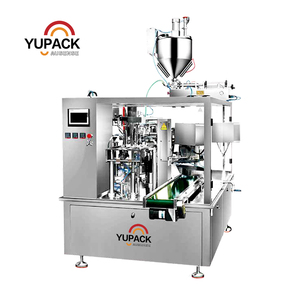 Ligne d'emballage de condiments liquides haute précision en doypack, machine d'emballage automatique de sauces en sachets préformés avec <span class=keywords><strong>pompe</strong></span> à piston - Product Image 5
