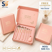 Boîte cosmétique personnalisée pour la vente au détail, boîte d'expédition en carton ondulé, emballage couleur, fournisseur direct d'usine OEM ODM
