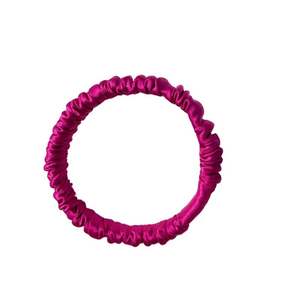 Chouchous en Soie de Mûrier 100% Naturelle, Élastiques Fins pour Cheveux Femme, Bandeaux Élastiques en Soie Pure de 1CM - Product Image 5