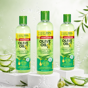 Shampooing Crème Nettoyant en Profondeur à l'Aloès OEM – Élimine les Accumulations, Adoucit les Cheveux et Apporte de la Brillance pour les Soins des Cheveux Texturés - Product Image 1