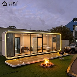 Cabaña Compacta Apple Pod |   Casa Prefabricada Curva Pequeña para Alojamiento de Huéspedes al Aire Libre - Product Image 4