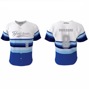 Snelle levering honkbaluniform op maat, korte mouwen, jersey set, digitale print, direct leverbaar, honkbalbroek, 100% polyester, ademend - Product Image 6