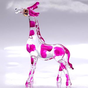 New Handmade High Borosilicate Glass Murano Glass Giraffe 3D Stacked Form India Tiny Glass World <b>Easter</b> Rajasthan - Product Image 1