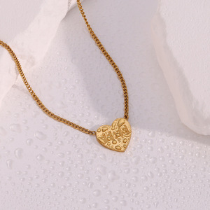 Collier porte-bonheur spirituel 11:11 pour femme, en acier inoxydable plaqué or 18 carats, étanche, avec pendentif cœur numéro <span class=keywords><strong>ange</strong></span> - Product Image 4
