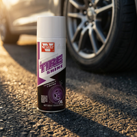 Spray de brillance pour pneus en gros, soin et protection des pneus pour le detailing automobile, brillance longue durée, entretien du caoutchouc