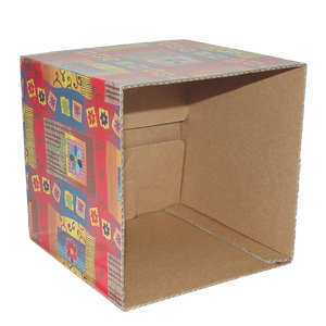 Factory Direct Custom Corrugated Storage Box Kraft Paper Glossy Lamination Embossing Pattern Designed Product Matt Lamination - Product Image 3