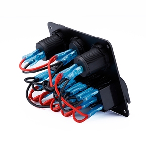 12V 20A / 24V 10A impermeable rojo/azul luz LED estilo Carling luz de conducción interruptor basculante para coche motocicleta barco remolque - Product Image 3