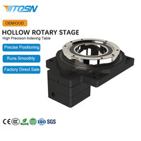 Machine d'emballage robuste avec positionneur de plateforme rotative creuse de 170 mm, ODM, haute précision, 200 tr/min