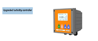 Controlador con Sensor de Medición de Turbidez, Sensor de Concentración de Lodos y Sensor de Oxígeno Disuelto; Comunicación a través de RS485