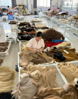 Extensions de cheveux humains vierges vietnamiens, tissage papillon, provenant d'un seul donneur, lisses comme des baguettes, pointes épaisses, invisibles et sans couture, vente en gros directe usine