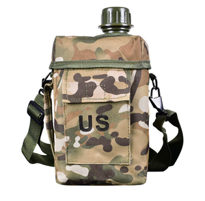 DE97 Cantimplora Deportiva Cuadrada de 2L, Botella de Agua para Deportes, Caza y Actividades al Aire Libre - Product Image 1
