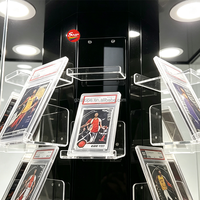 SHP nouveau présentoir de lumière LED Banquet personnalisé rotatif PS a carte de sport BGS CGC vitrine en acrylique noir