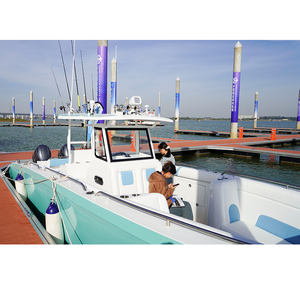 <span class=keywords><strong>Bateau</strong></span> à console centrale en aluminium ouvert de 7 m, catamaran de 7,5 m, <span class=keywords><strong>bateau</strong></span> de pêche à barre en aluminium de luxe, Europe, avec remorque - Product Image 4