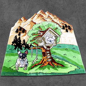 Tapis de ferme réutilisables, motifs personnalisés d'anime et d'animaux, chiens et chats, tapis en tufting pour salon - Product Image 2