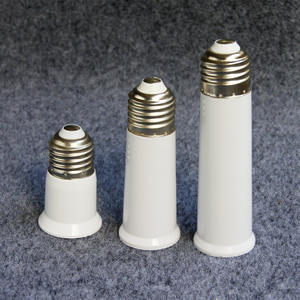 Portalampada in ceramica E27 con/senza staffa impermeabile bianco dritto per lampadina a LED E27 portalampada - Product Image 5