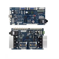Carte mère d'imprimante à jet d'encre à double port LAN avec dissipateur thermique, carte de contrôle d'imprimante DTF stable 42V pour machine grand format I3200