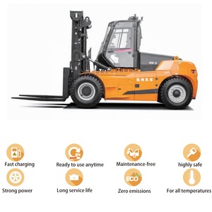 CPD140 Electric Sit-Down Forklift 14 Ton High-Voltage Lithium Battery Heavy Duty Industrial Truck - Product Image 4