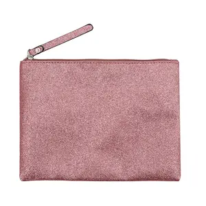BSCI Factory Direct Mode Custom Colorful Fashion Glitter Bling Bling Fancy Evening Makeup Cosmetic Zipper Bag For Women