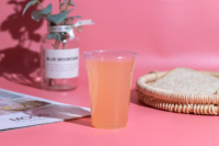 Gobelet jetable en plastique populaire de 150 ml (5 oz) avec couvercle, idéal pour les fêtes, mariages, boissons et desserts – Vente directe usine