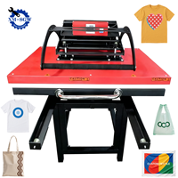 Presse à chaud manuelle grand format SGW 80*100cm, imprimante à transfert thermique par sublimation pour l'impression sur t-shirts, sacs fourre-tout et textiles