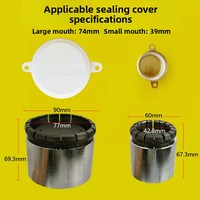 Machine de scellage pneumatique pour fûts d'huile SUBAO 200L, outil de sertissage de couvercles de barils