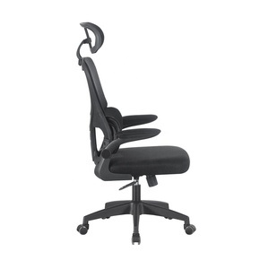 Poltrona comoda in Mesh moderna con schienale ergonomico, sedia girevole per ufficio, - Product Image 3