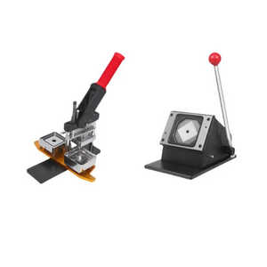 Dowell từ nút ảnh tủ lạnh nam châm làm cho máy vuông huy hiệu nút Maker Máy Kit - Product Image 2