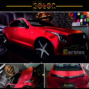 Carbins-<span class=keywords><strong>pegatinas</strong></span> de vinilo <span class=keywords><strong>para</strong></span> coche, Color rojo, cromado, satinado, metalizado - Product Image 3