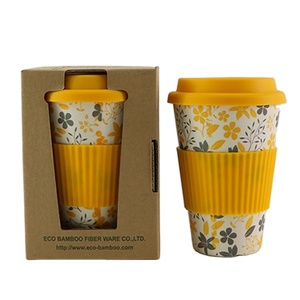 Una tazza di caffè riutilizzabile sostenibile senza coperchi che perde, una buccia di riso da viaggio per <span class=keywords><strong>andare</strong></span> <span class=keywords><strong>in</strong></span> tazza - Product Image 1