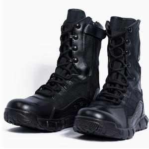 รองเท้าบูท TSB01 รุ่น Definite super light weight Tactical Black Boots Stock Hot Area Jungle Boots ระบายอากาศได้ดี พร้อมซิปด้านข้าง รองเท้าบูทสำหรับการรบ - Product Image 5