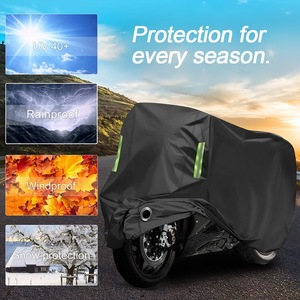 <span class=keywords><strong>Housse</strong></span> de vélo pliante extérieure étanche et anti-poussière pour vélos de route BMX E-Bikes motos en polyester durable - Product Image 5