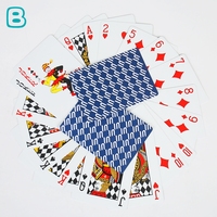 Cartes à jouer en papier écologique de haute qualité imprimé sur mesure en gros Poker Deck conception personnalisée
