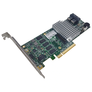 नियंत्रक कार्ड pci <span class=keywords><strong>3</strong></span>.0 x8 इंटरफ़ेस 8 आंतरिक पोर्ट 12Gbps एडाप्टर sas3108 तृतीय मॉक परीक्षा कार्ड छापे 0-10 2 जीबी कैश - Product Image 2
