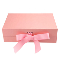 Boîte d'emballage en papier rigide pliable et mat ordinaire Boîtes en carton cadeau avec fermeture à couvercle magnétique personnalisées avec ruban pour l'emballage