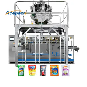 Acepack Machine de remplissage de sacs préfabriqués multifonctionnelle de haute qualité SG-240 pour snack et pépites de chocolat
