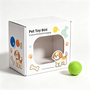 Pet Toy <b>Box</b> Custom Printed Rigid Packaging With Window For Dog Cat Toys OEM Design - Product Image 2