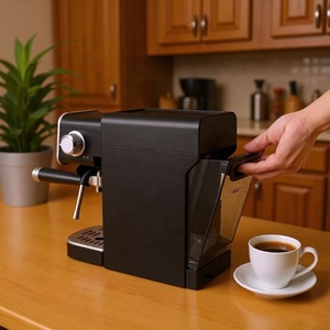 Cafetera Espresso Semiautomática con Indicador Visual de Extracción, Color Negro Mate, con Varilla, para Baristas Caseros - Product Image 4