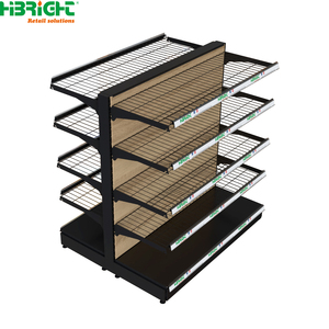 Estante de Exhibición de Doble Cara para Licores y Vinos, con Soporte para Pancartas, para Centros Comerciales y Supermercados - Product Image 3