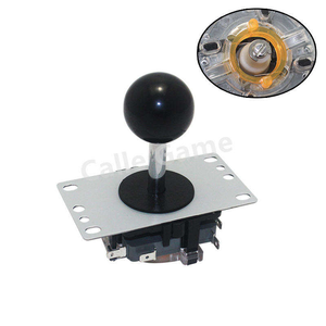 Manette <span class=keywords><strong>Arcade</strong></span> 8 Directions (Métal & Plastique) pour Machine de Jeu Jamma, Jeux à Monnayeur, Kits DIY - Product Image 5