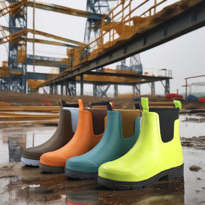 Modische wasserdichte Knöchel-Wellingtons 2026 aus Neopren, geformte Gummistiefel, <span class=keywords><strong>Chelsea</strong></span>-Regenstiefel, Gummischuhe für Damen - Product Image 2