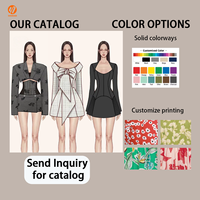 Fabricant de vêtements sur mesure de haute qualité, faible MOQ, robes sexy, élégantes et décontractées pour femmes, fabricants de vêtements pour marques de vêtements
