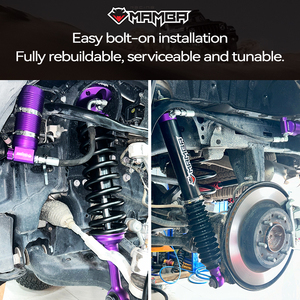 Kit de Depósito Mamba para <span class=keywords><strong>Ford</strong></span> <span class=keywords><strong>Bronco</strong></span> 4x4 Todoterreno, Amortiguador Ajustable de Compresión y Rebote, Coilover Delantero - Product Image 6