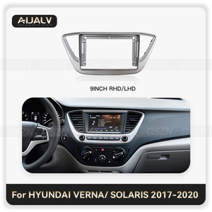 Nuevo MARCO DE REPRODUCTOR DE COCHE <span class=keywords><strong>Android</strong></span> de 9 pulgadas para HYUNDAI VERNA/ SOLARIS 2017-2021 9 accesorios de Radio estéreo para coche Marco de tablero de instalación - Product Image 4
