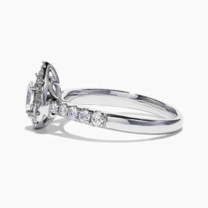 Anello da Donna con Zirconi a Goccia Completamente Incastonati, Elegante Gioiello Vintage per Banchetti - Product Image 4